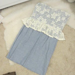Lace&Denim like dress